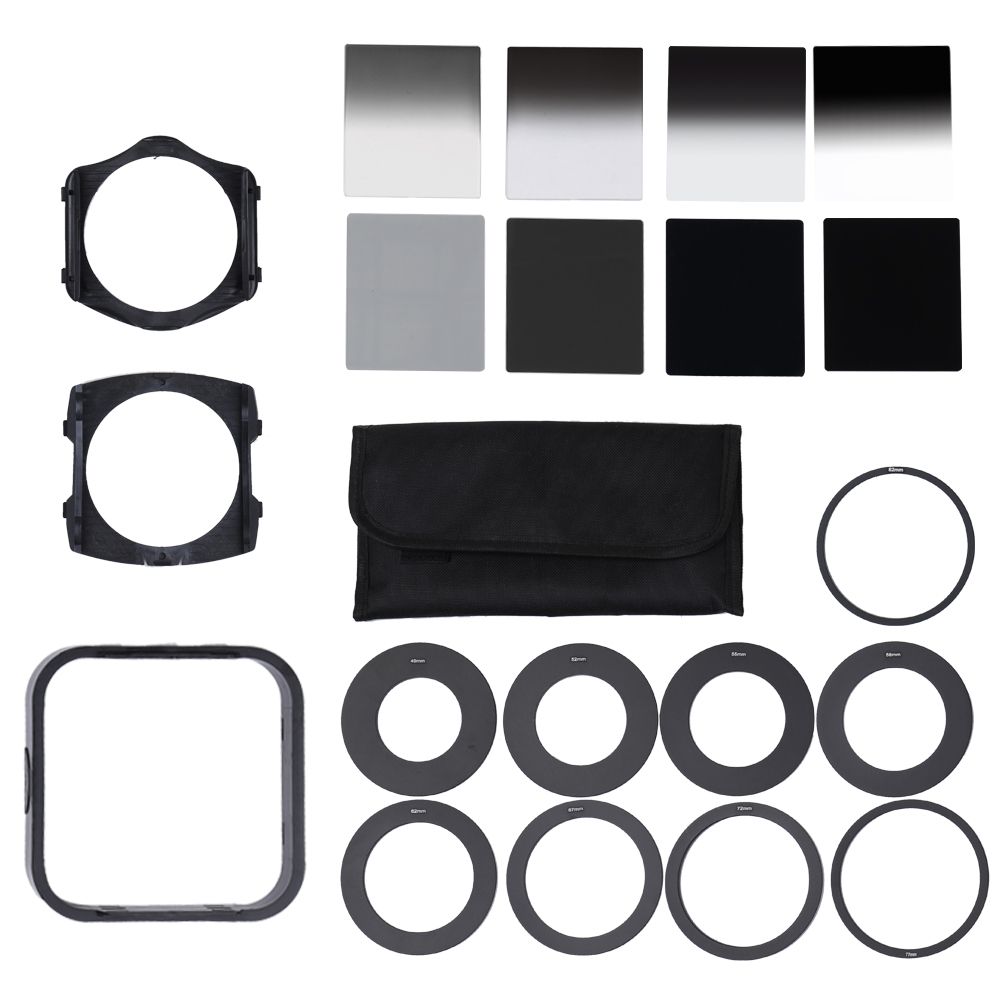 Professional Universal Neutral Density ND2 4 8 16 Filter Kit
