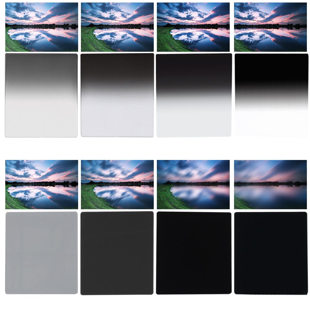 Professional Universal Neutral Density ND2 4 8 16 Filter Kit