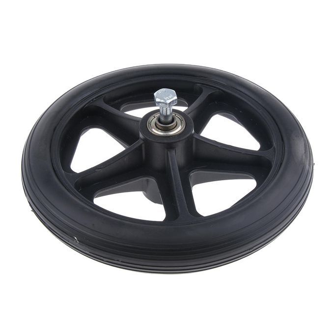 7 Inch Premium Wheelchair Front Castor Wheels Replacement Black 7inch