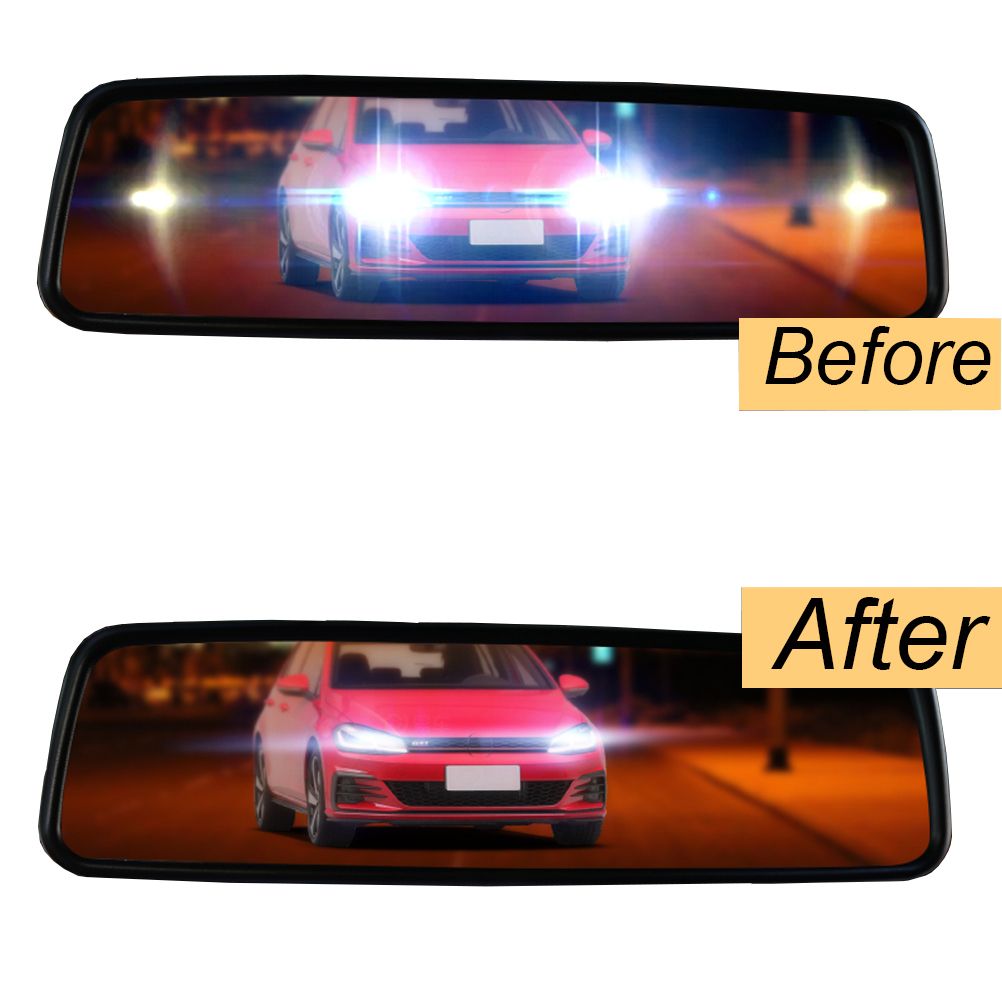 1 Set Universal Car Interior Rearview Mirror Anti-Glare Film Rear View Anti