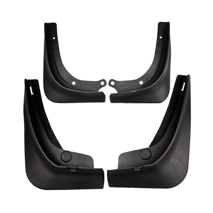 Black Auto Mud Flap Splash Guard Fender Mudguard For Tesla Model 3