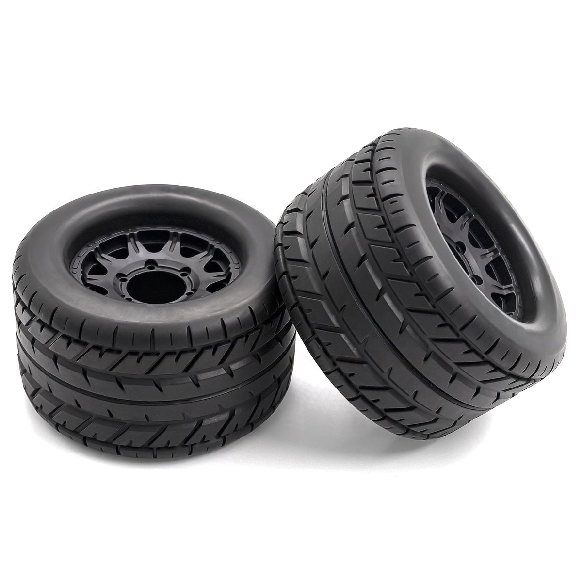 Car Tires With Wheel Rims 4pcs Replacement For 1/10 LOSI