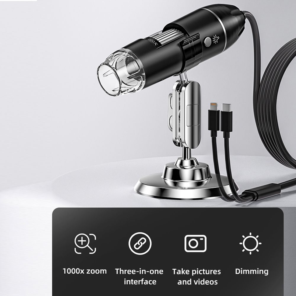 Digital Microscope 2MP Pixel 50-1000X Magnification Portable
