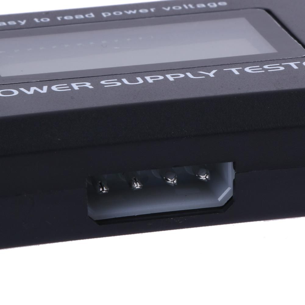 Check Quick Digital LCD  Supply Tester Computer 20/24 Pin Power Supply Tester Measure Tool 24Pin, ATX 20Pin Interface