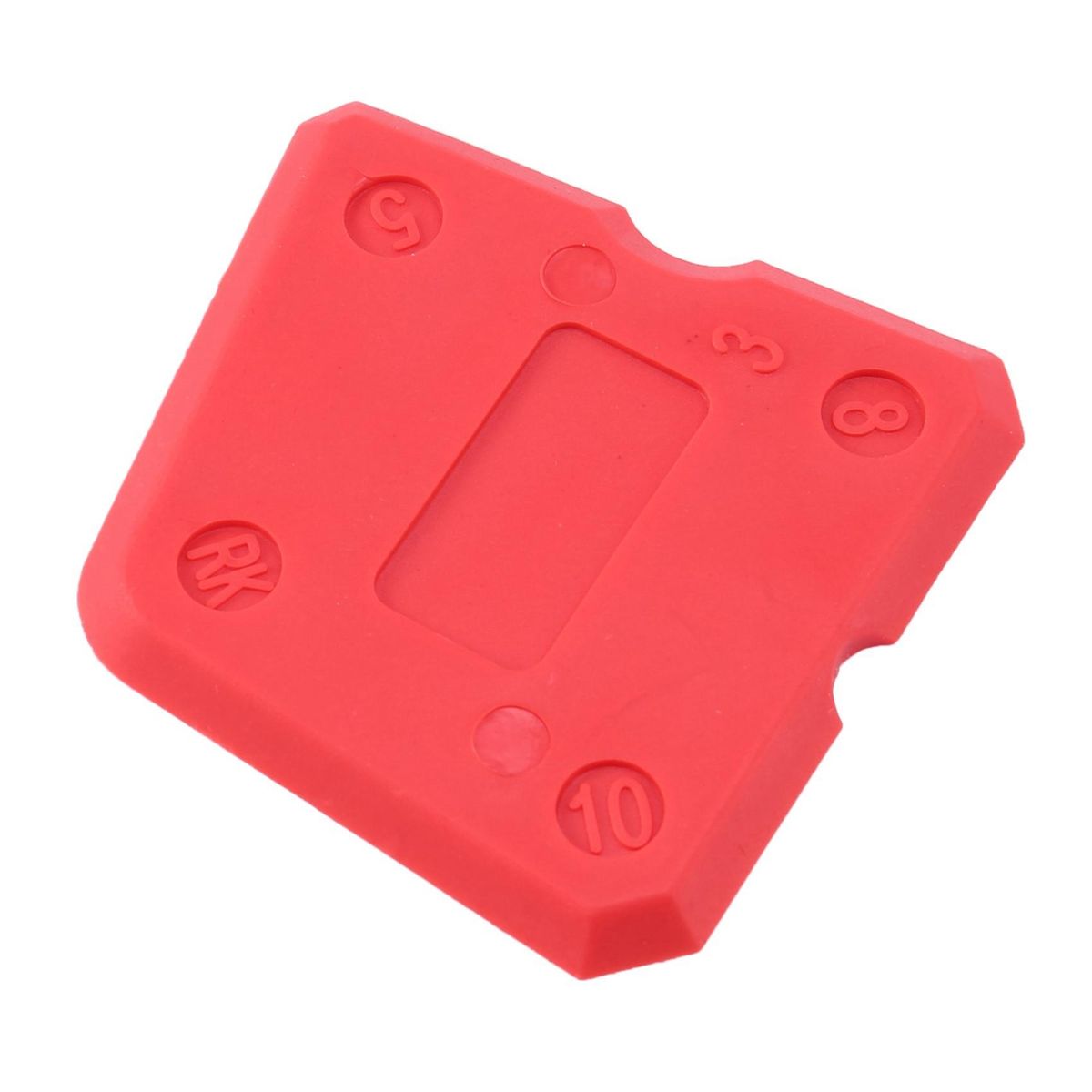 9 Pieces Silicone Sealant Finishing Tools Smoothing Caulking Tool Kit for Kitchen Bathroom Floor Sealing, Red