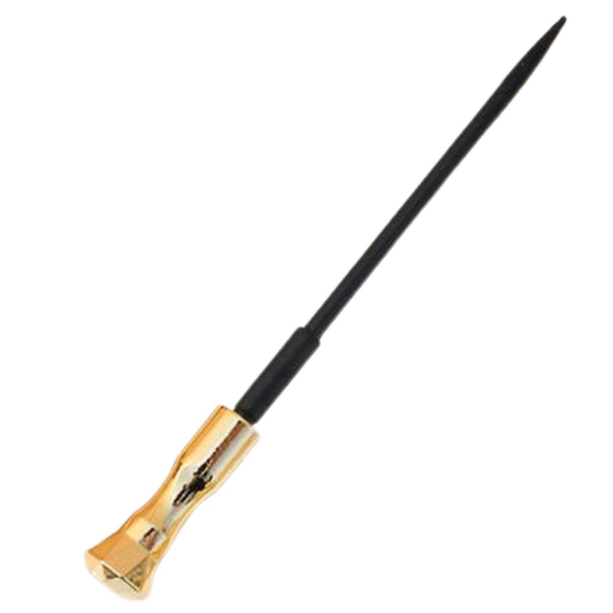 Mixing Spoon 2 in 1 Long Handle Fruit Skewer Stirring Rod Black