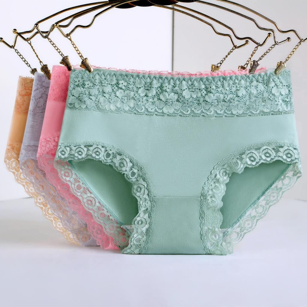 Cotton Panties Underpants Plus_size Underwear Belly Carry Buttock High Waist Underwear Wholesale Briefs Woman Underwear YZTQ668(#baihui)