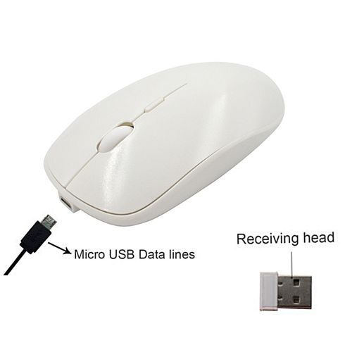 Koaisd Computer Accessories Rechargeable 2.4GHz Wireless Optical Sensor Mouse Mice+USB Receiver Laptop PC