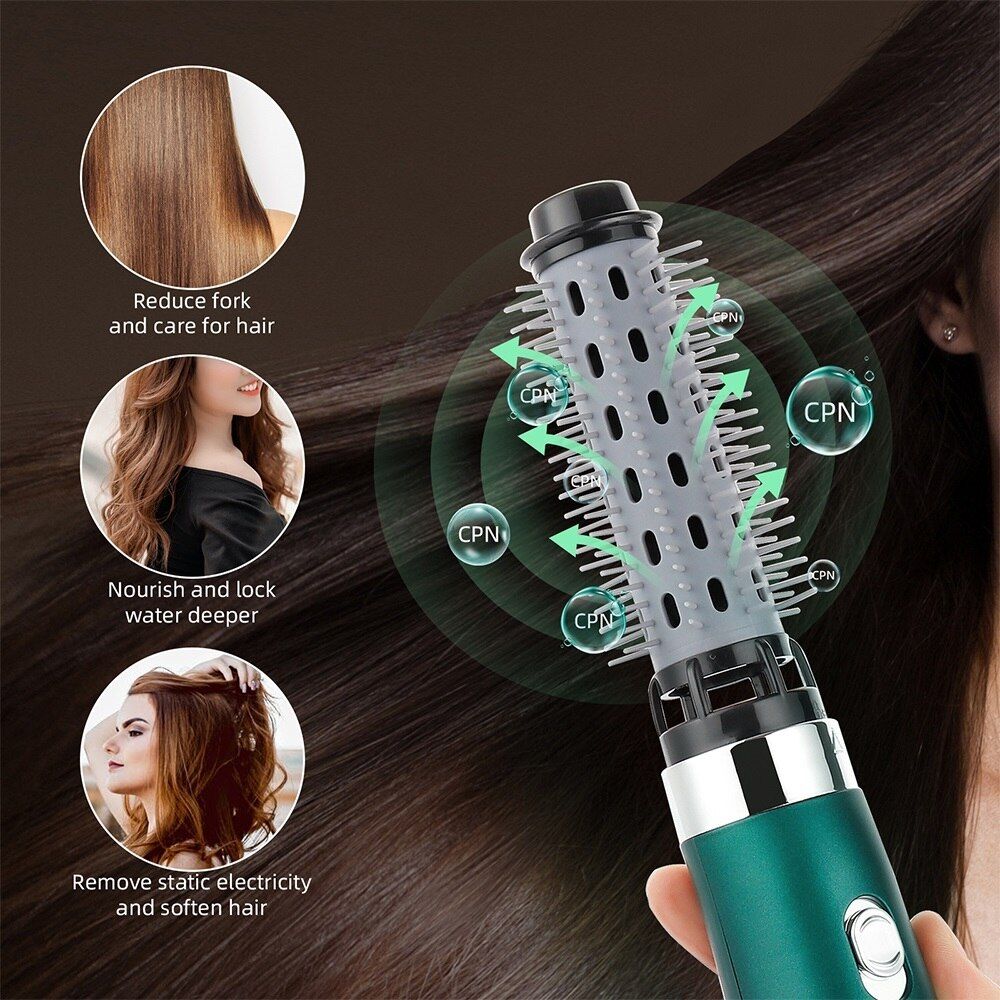 3in1 Ionic Hair Dryer Brush Styler Volumizer  Air Brush Blow Dryer Brush Hair Styler Hair Dryer Comb Electric Dry  Curler