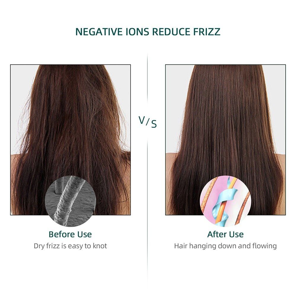 3in1 Ionic Hair Dryer Brush Styler Volumizer  Air Brush Blow Dryer Brush Hair Styler Hair Dryer Comb Electric Dry  Curler