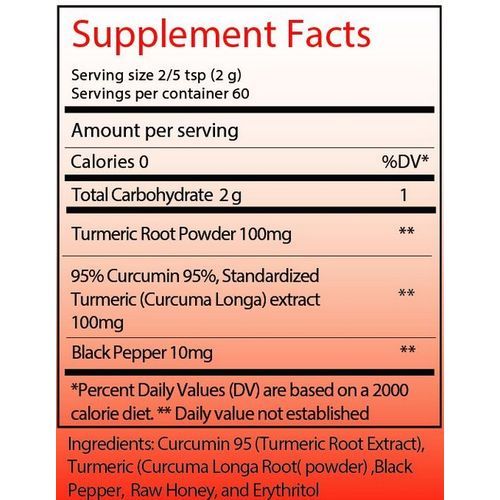 Turmeric Curcumin 120Grams  High Quality