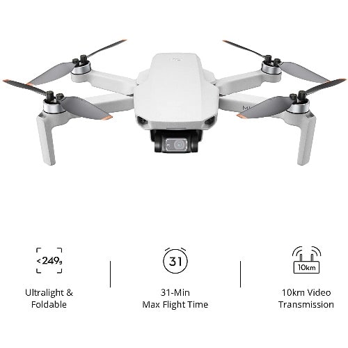Mavic Mini 2 Fly More Combo - Ultralight Foldable Drone + 3-axis Gimbal & 4k Camera