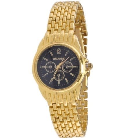 Orlando Small Face Chain Watch - Gold