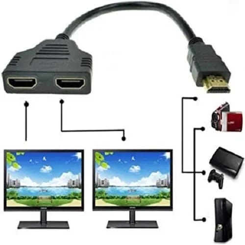 Hdmi Splitter Cable 2 Port
