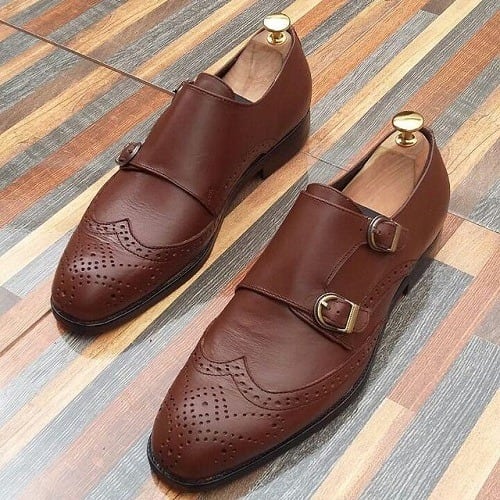Brogues Shoe - Brown