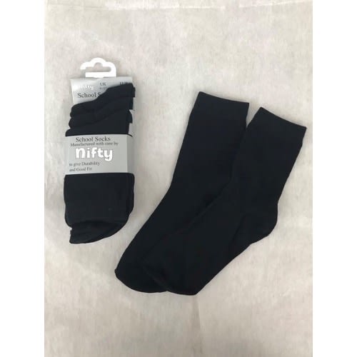 Ankle Socks - 3 Pairs - Black