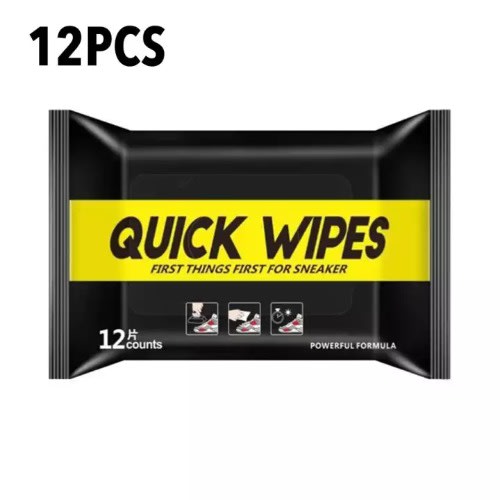 Shoe, Handbag, Briefcases Shine And Descaling Wet Cleaning Wipes - Set Of 12