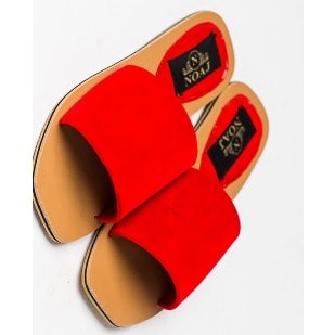 Cover top slippers/palm