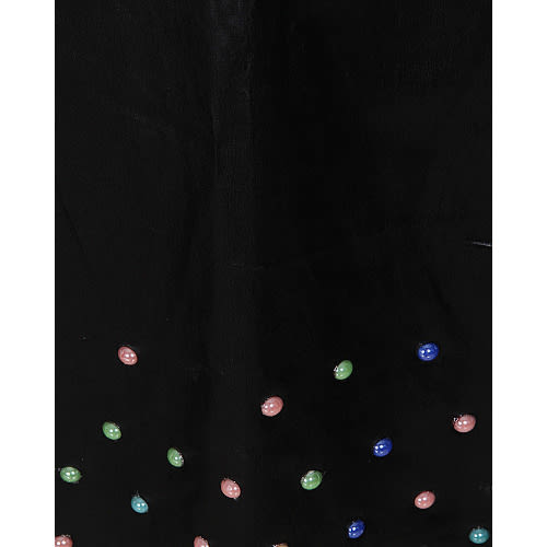 Stunning Ladies Pearl Detailed Skirt - Black - Lsk-4654