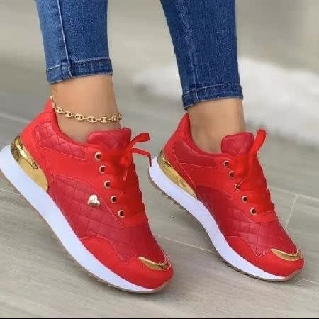 Women Sneakers - Red