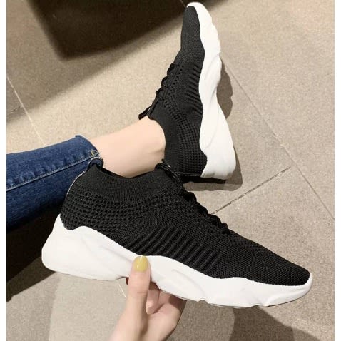 Ladies Sneakers - Black