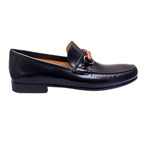 Black Patent With Tusk Accessory