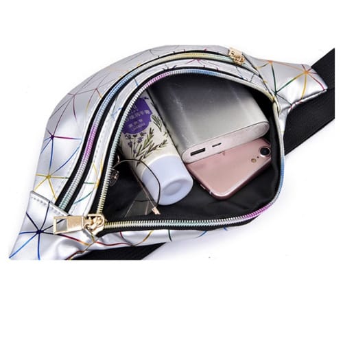 Chic Waist Bag Fanny Pack - Silver