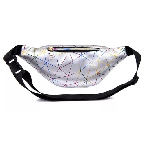 Chic Waist Bag Fanny Pack - Silver