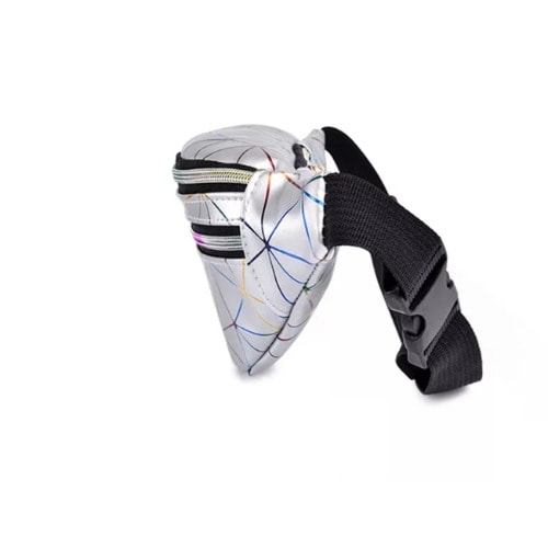Chic Waist Bag Fanny Pack - Silver