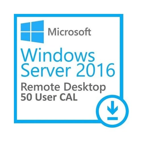 Windows Server 2016 Remote Desktop Services- 50 Users Cal