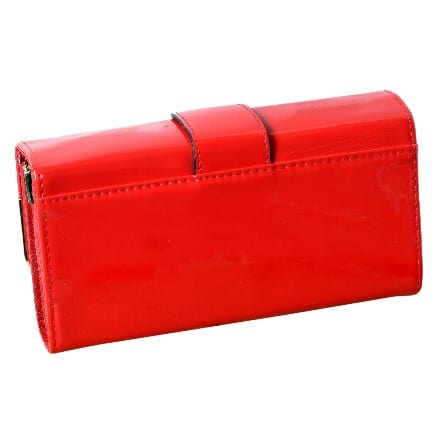 Women's Buckle Detailed Purse - Red
