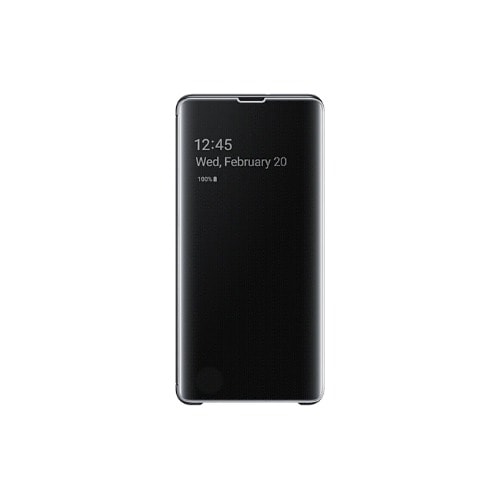 Samsung S10 Plus - S10+ Smart Clear View Cover - Black