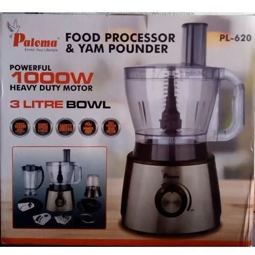 Food Processor And Yam Pounder - 1000W