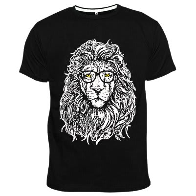 Royalty Print T-Shirt - Black