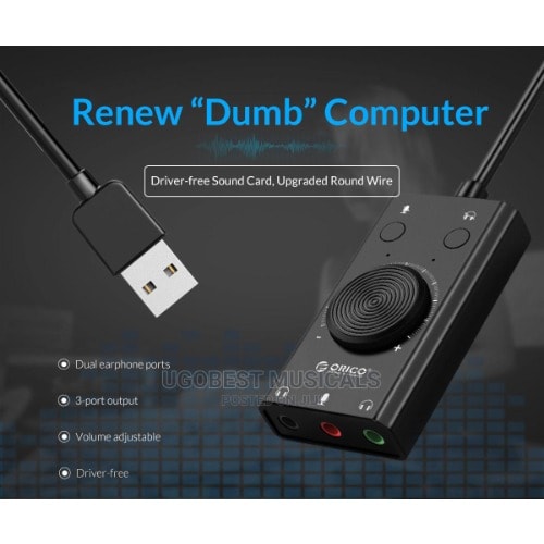 Multifunctional External Sound Card Adapter