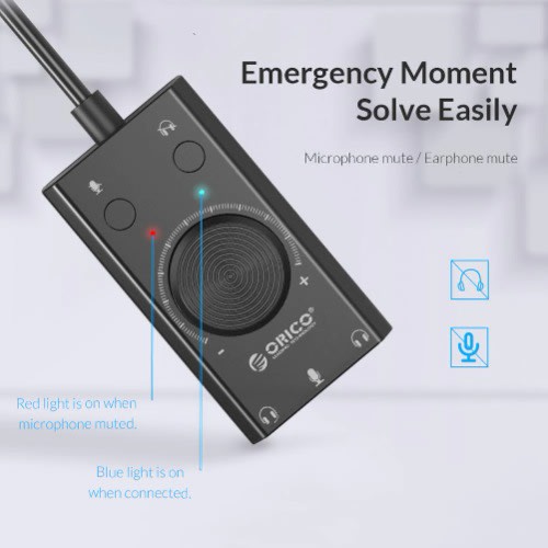 Multifunctional External Sound Card Adapter
