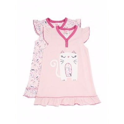 Girls 2pk Assorted Nightdresses