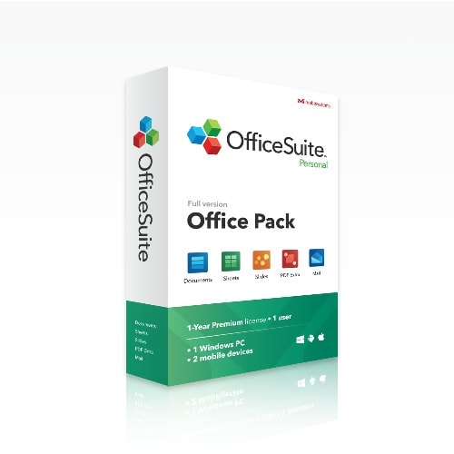 MobiSystems OfficeSuite With PDF Editor - Personal- 1 User