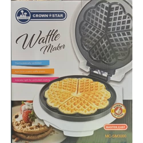 Electric Waffle Maker - 1000w - MC-SM-3000