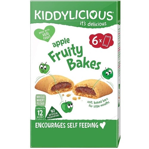 Kiddylicious Apple Fruity Bakes 6 X 22g