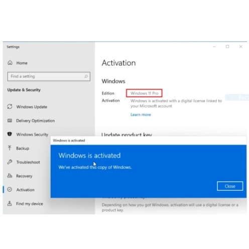 Windows 11 Pro, Activation Key, Lifetime, 1 User 1 Pc - 8GB USB Bootable Flash Drive