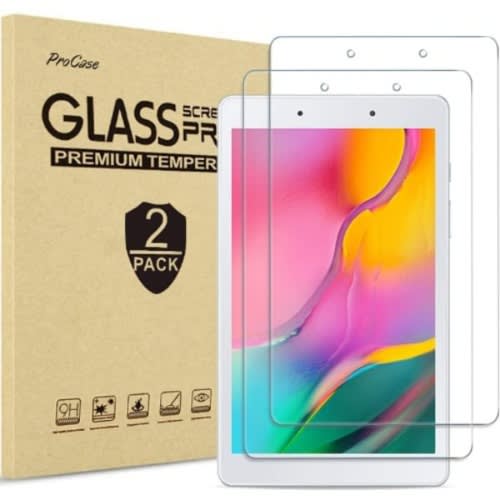 2 Pieces Tempered Glass Screen Protector For Samsung Galaxy Tab A 8.0 Inches
