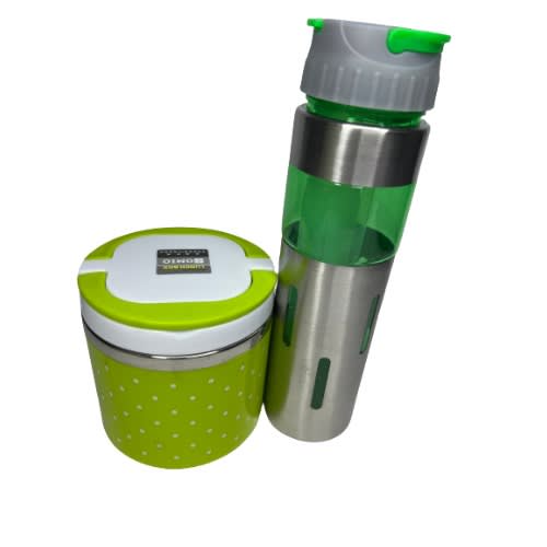 Back To School Food Flask & Water Bottle Combo
