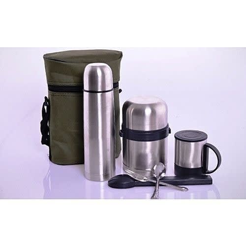 5in1 Kids Lunch Food Flask - Water Flask Mug + Cutleries