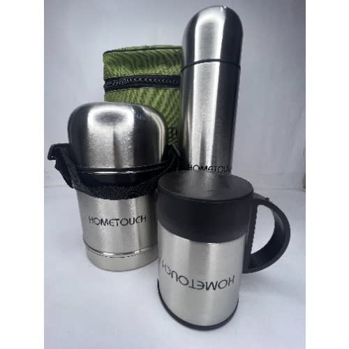 5in1 Kids Lunch Food Flask - Water Flask Mug + Cutleries