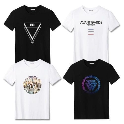 Men's Print T-shirt - Set Of 4