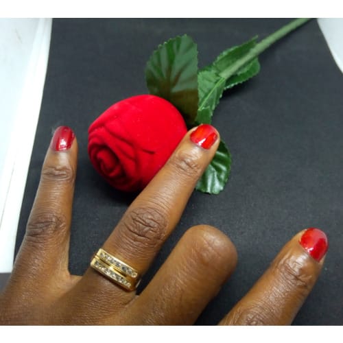 Romania Gold Women's Engagement Ring 203