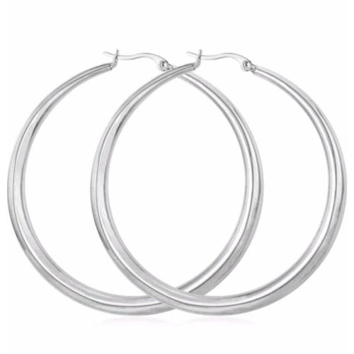 Stainless Steel Hoop Earrings