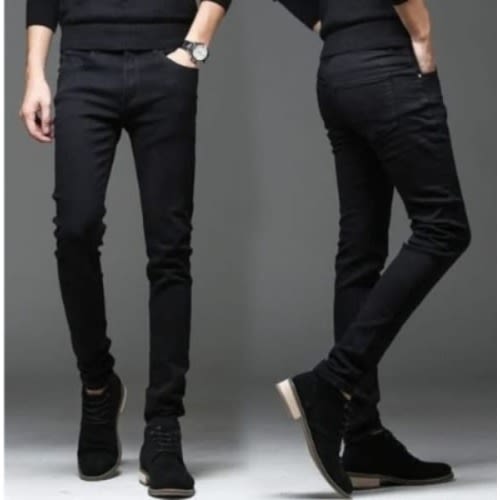 Quality  Jeans Trouser - Black