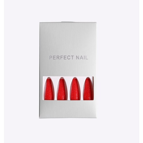 Ballet Coffin Full Cover Long Press-on Nail Tips - Sm14201202 - 24 Pieces